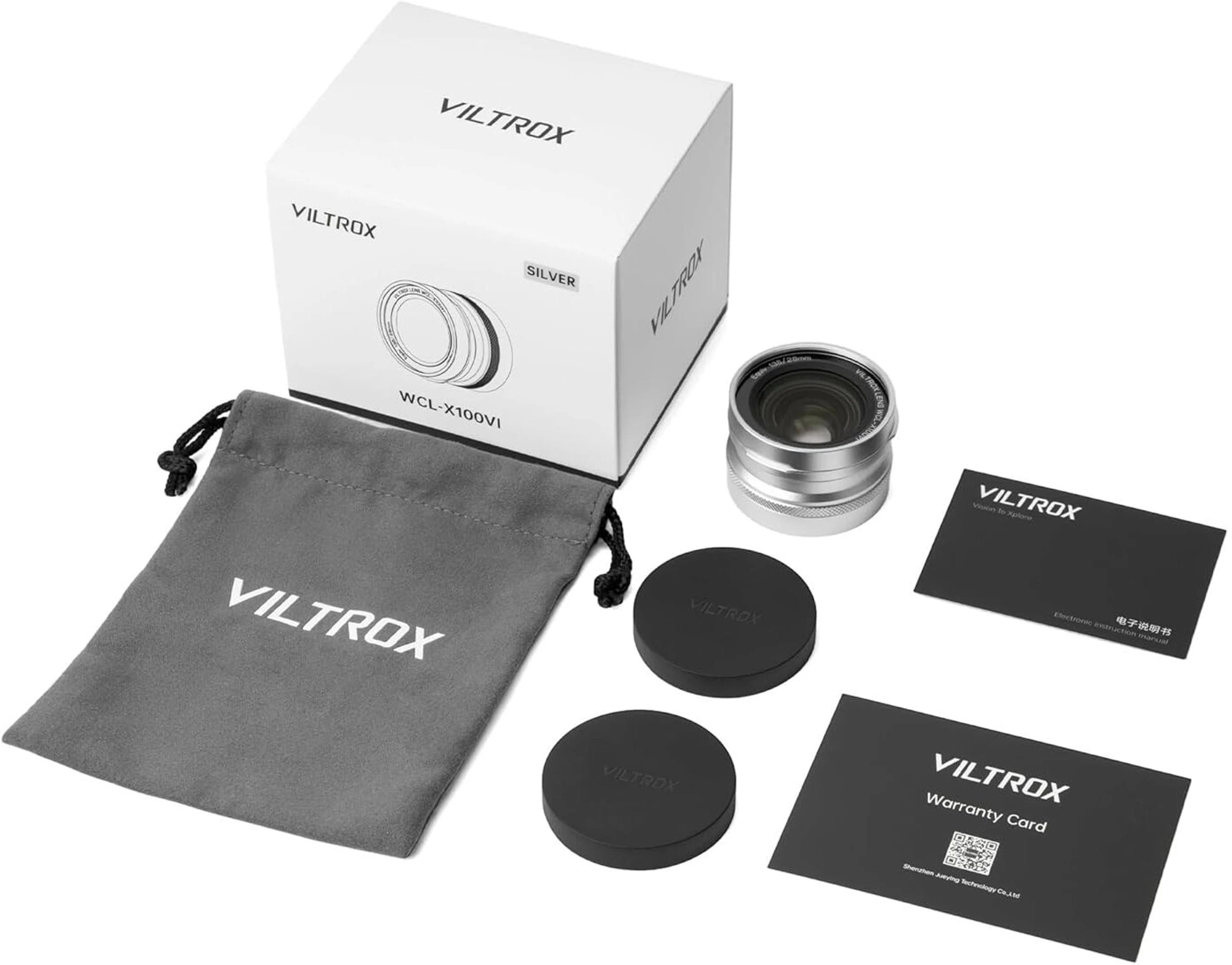 Viltrox WCL-X100VI Wide Conversion Lens for Fujifilm X100 Series Cameras, 19mm Wide-Angle Converter, Auto Recognition Support, Lightweight Portable Design, Maintains Native Image Quality