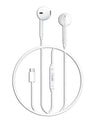 Digitek (DE-044 C) in-Ear Type C Wired Stereo Earphone with Mic, Premium Sound Quality with Noise Cancelling Earphones (White)