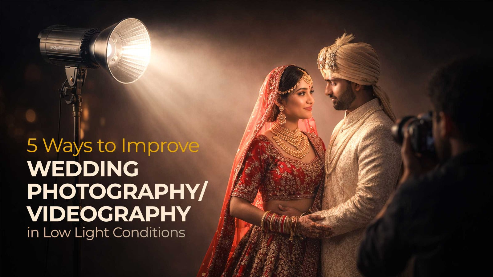 5 Ways Continuous Light Improves Wedding Photography in Low Light Conditions
