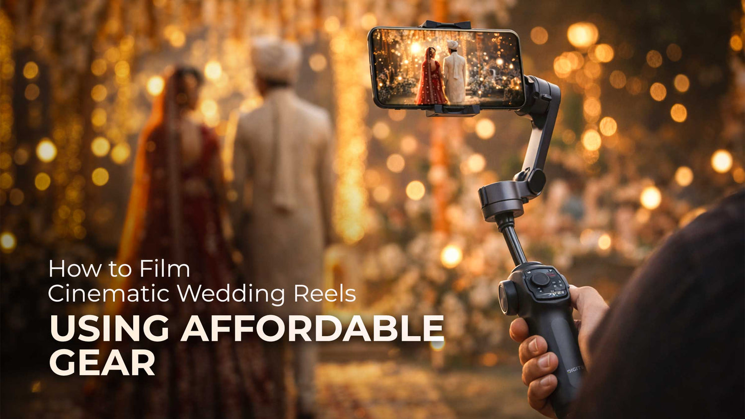 How to Film Cinematic Wedding Reels Using Affordable Gear
