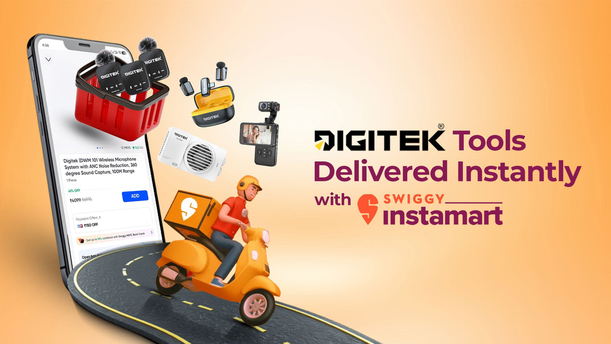 Digitek Tools Delivered Instantly with Swiggy Instamart!
