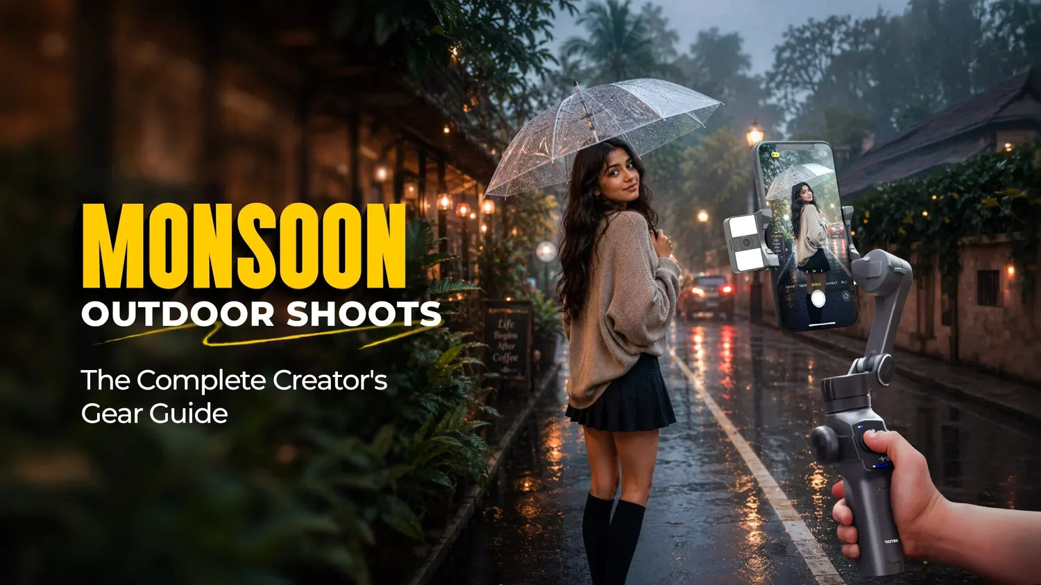 Monsoon Outdoor Shoots: The Complete Creator's Gear Guide