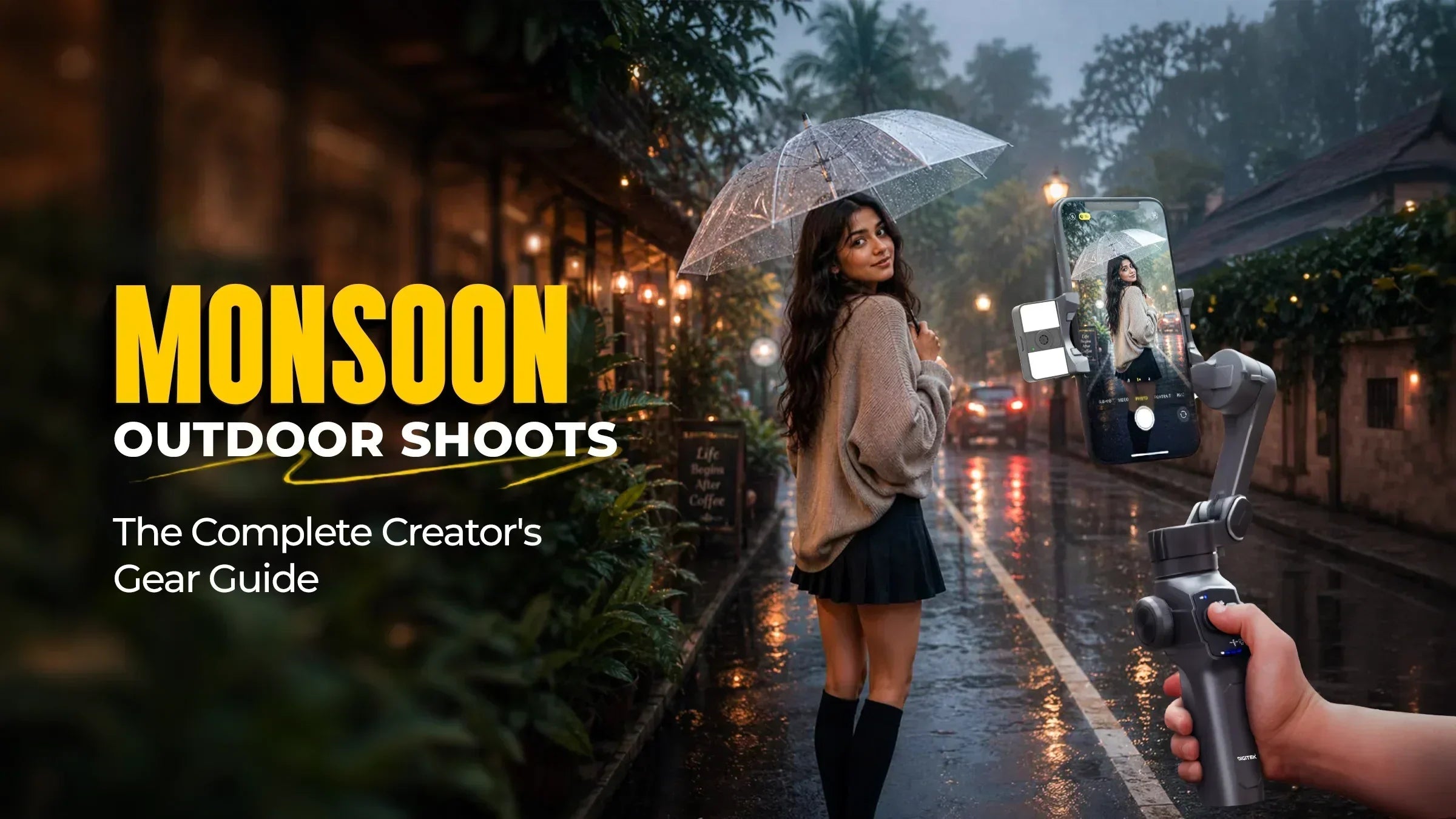 Monsoon Outdoor Shoots: The Complete Creator's Gear Guide