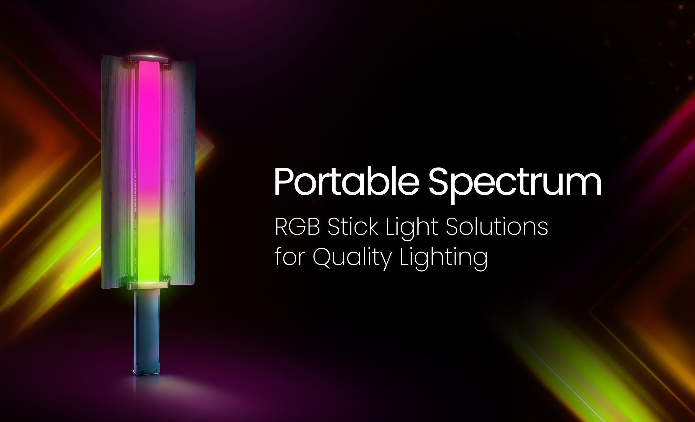 Portable Spectrum: RGB Stick Light Solutions for Quality Lighting