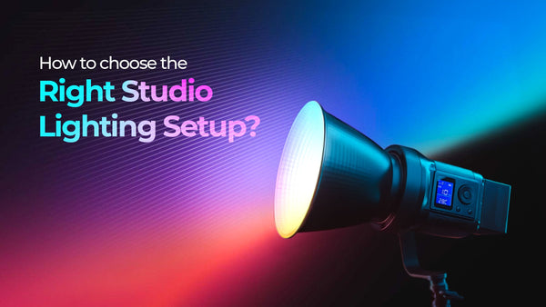 How to choose the right studio lighting setup? (Complete Guide)
