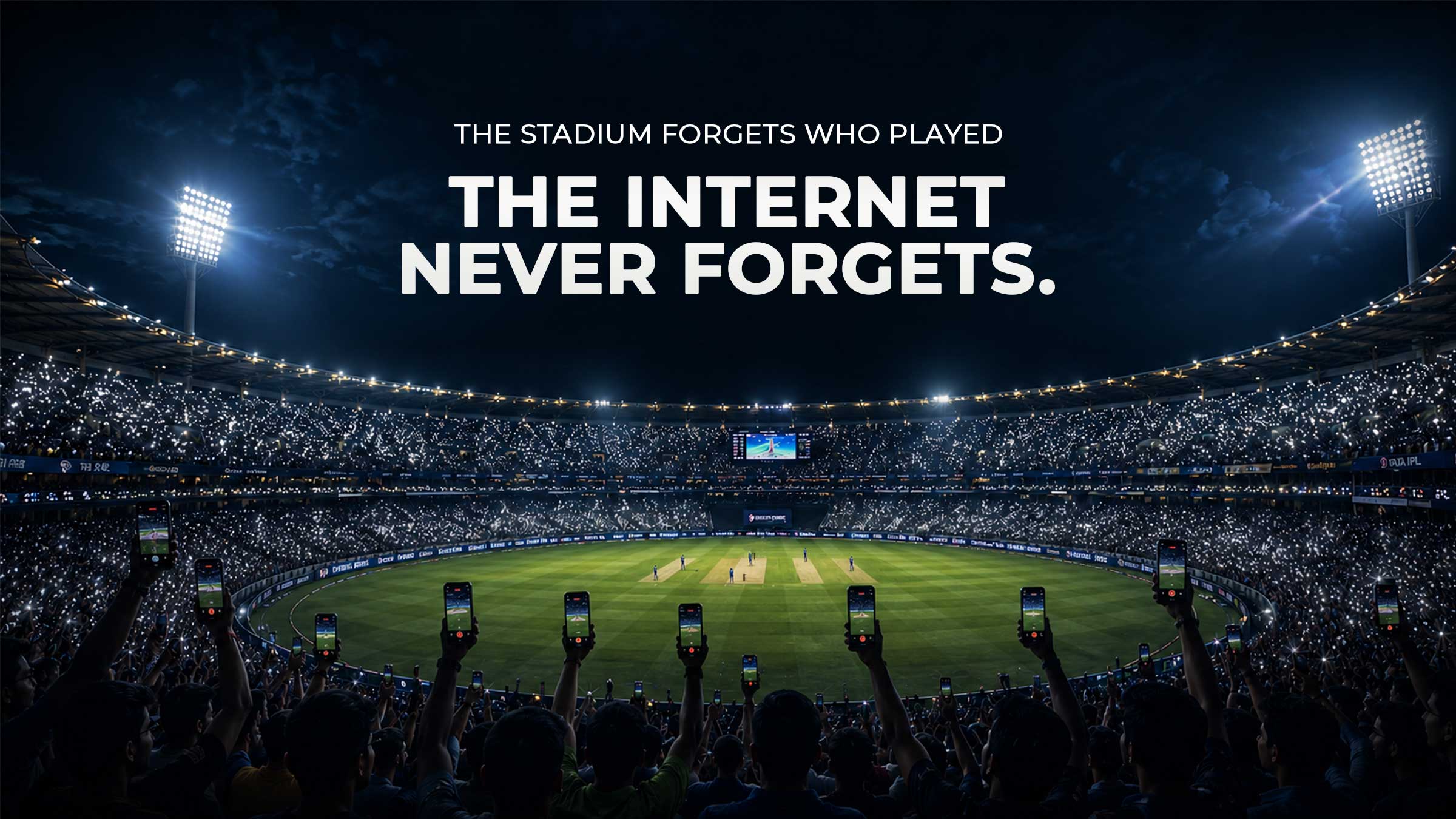 The Stadium Forgets Who Played. The Internet Never Forgets.