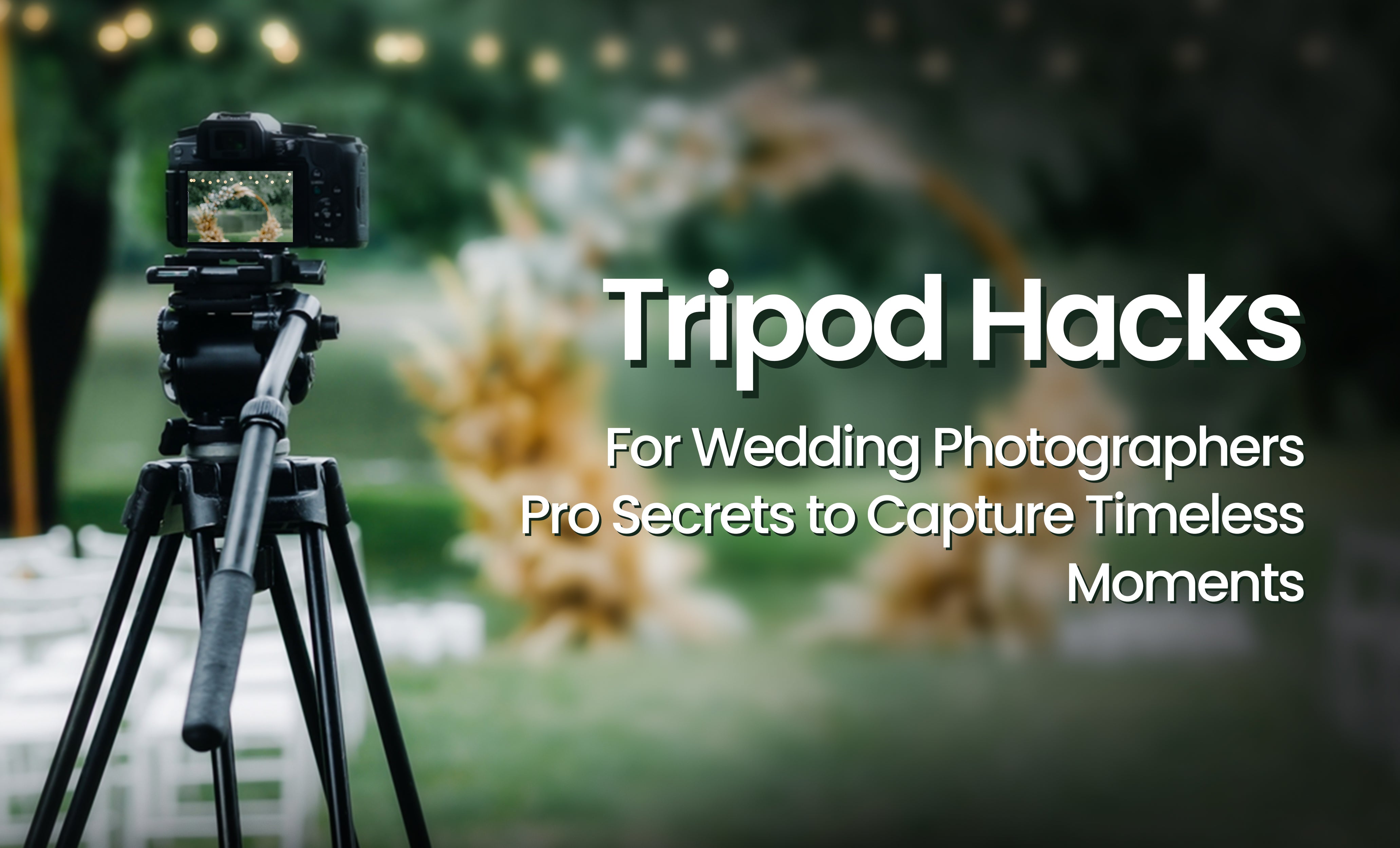 Tripod Hacks for Wedding Photographers: Pro Secrets to Capture Timeless Moments