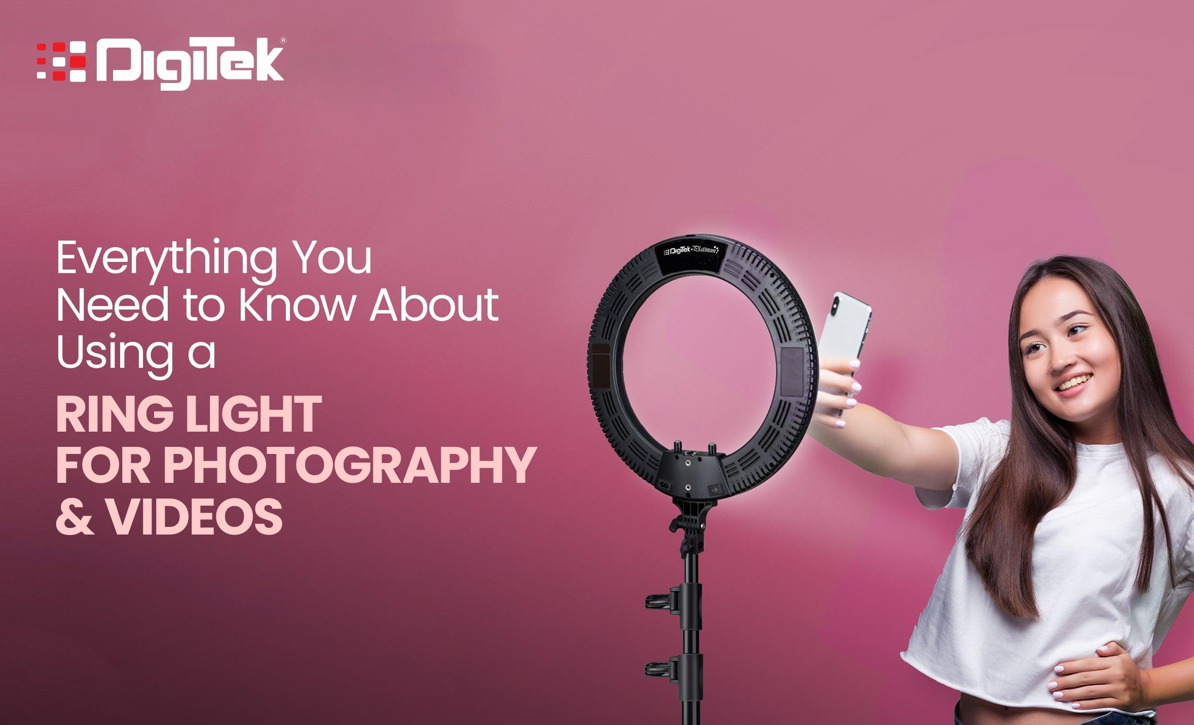 Everything you need to know about using a ring light for photography & videos