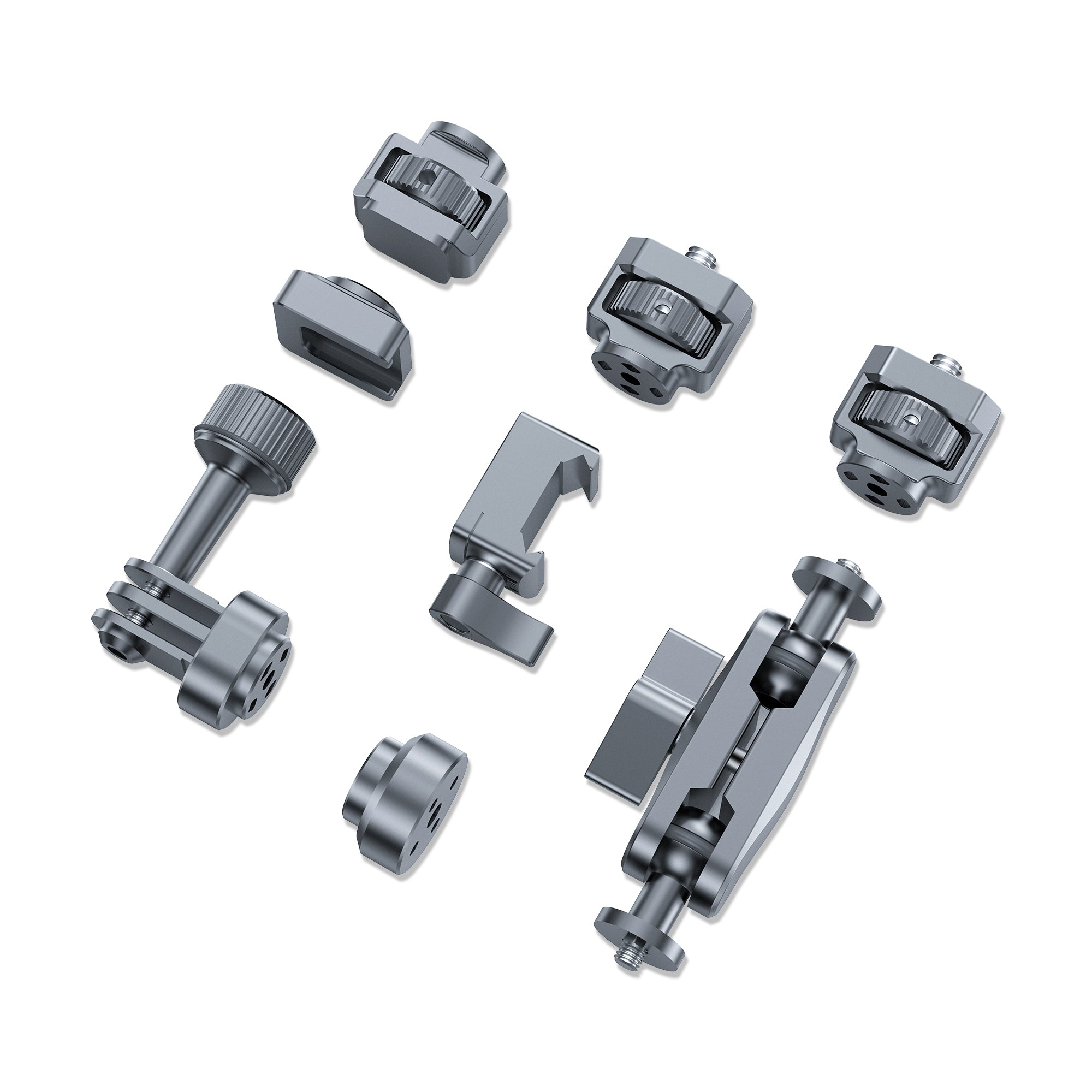 Digitek (DCC 002) Aluminum Alloy Crab Clip Pea Pod Kit  for Vlogging, Indoor/Outdoor Shoots