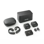 Digitek DWM 122 Wireless Microphone System with Wireless Audio Monitoring, TF Card Support, Type C & LTC Connector, 80M Range, 4.5Hr Run Time, Record with Android iOS Smartphone and DSLR for Vlogging, Interviews & Podcast