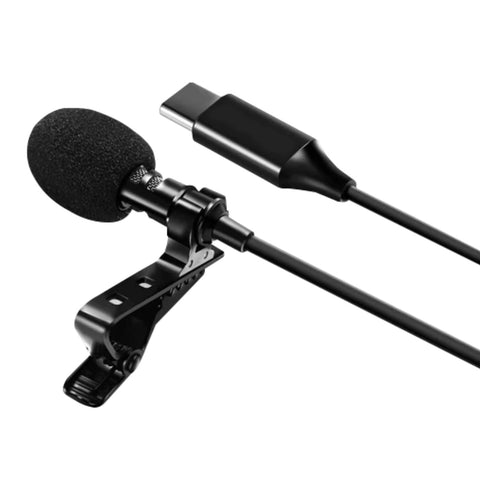 Digitek(DM-03Type-C)Lavalier Omnidirectional Microphone,Clip on Collar Microphone,Type-C Interface Connector,Low Handing Noise,Compatible with Digitek DAC – 101 & DAC-002, DIGITEK Microphone DWM-101. Also usable with Mobile Phones, Laptop, DSLR & More.