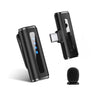 Digitek (DWM 010) Wireless Microphone System with Type-C Connector, 1 Transmitters & 1 Receiver, 40m Range, Noise Cancellation, 7H Battery, 2.4GHz Low Latency Mic, Ideal for Vloggers & Creators
