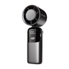 Digitek DFP-S19 Portable Handheld Fan | 5W Powerful Wind | 100 Stepless Speed Levels | 1800mAh Rechargeable Battery | LED Display | USB Type-C Charging | Foldable Handheld, Desktop & Hanging Mini Fan Grey