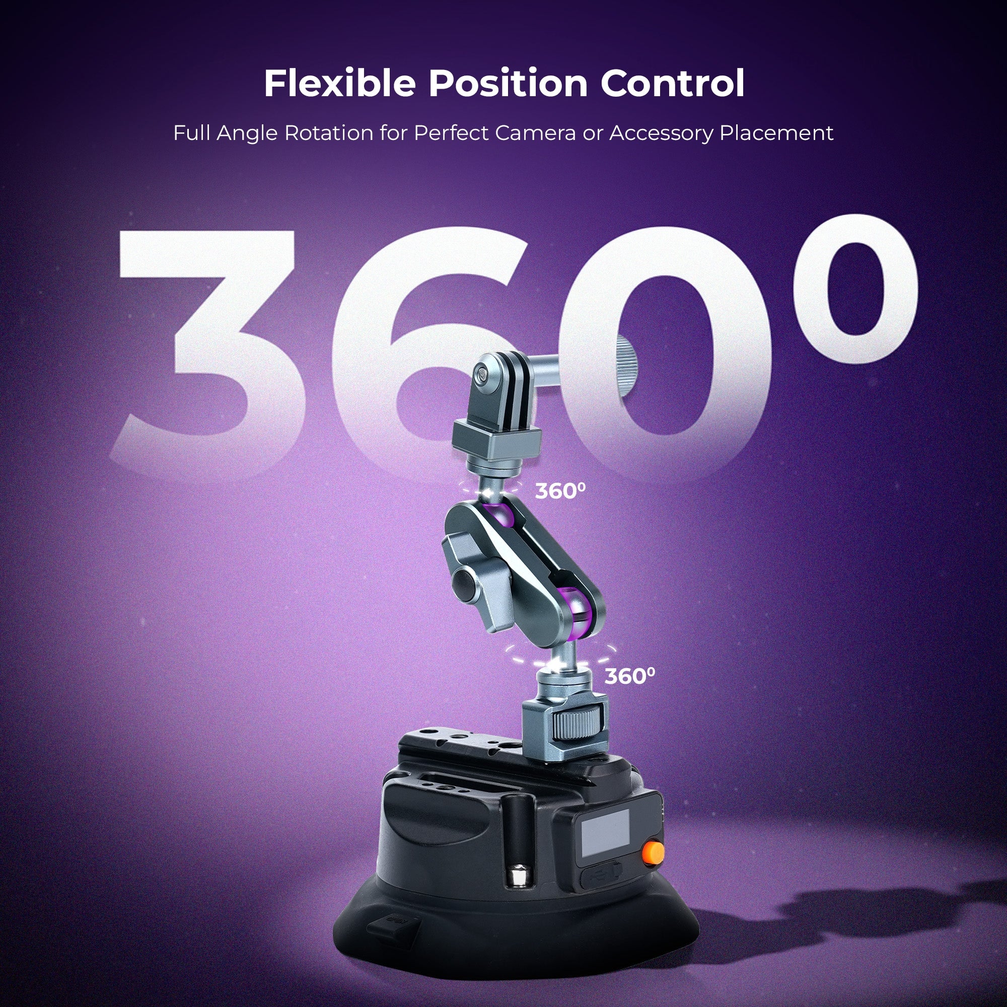 Digitek (DCC 002) Aluminum Alloy Crab Clip Pea Pod Kit  for Vlogging, Indoor/Outdoor Shoots