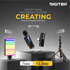 Creators Special Kit 1 - Wireless Mic + Tripod + LED Video Light