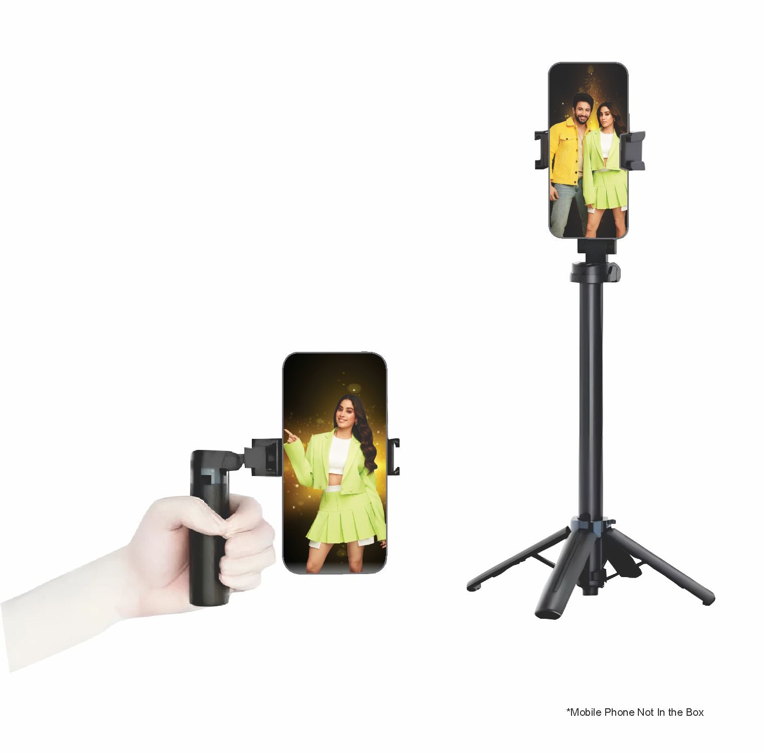 DIGITEK TRIPOD DTR 460 SS, EXTENDABLE SELFIE STICK TRIPOD WITH WIRELESS REMOTE
