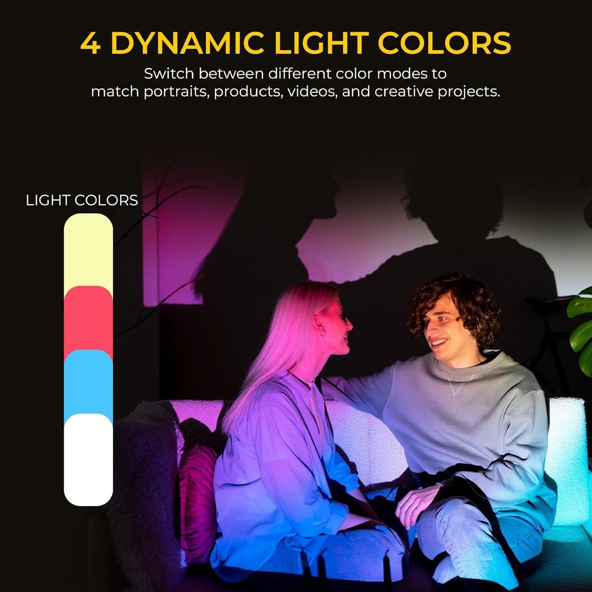 Digitek DS 10 WTP Photography Optical Snoot Light 10W RGB LED Light with 20 Projection Gobos CRI 95+ 1889K-6672K Type C Fast Charging for Portrait Video Studio Photography