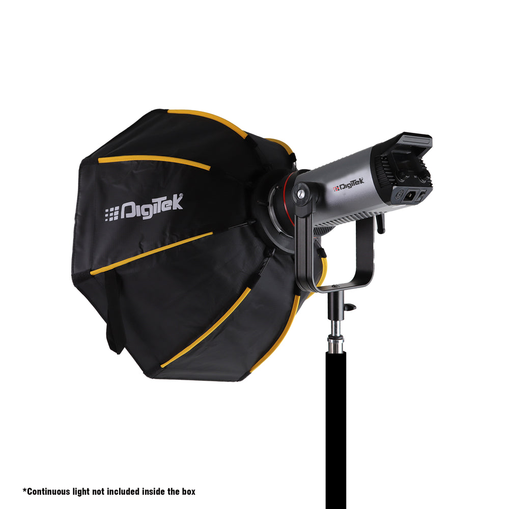 Octagonal Soft Boxes Digitek DSB-65 Bowens Octagon Softbox | 65cm, 2 Diffusers & Silver