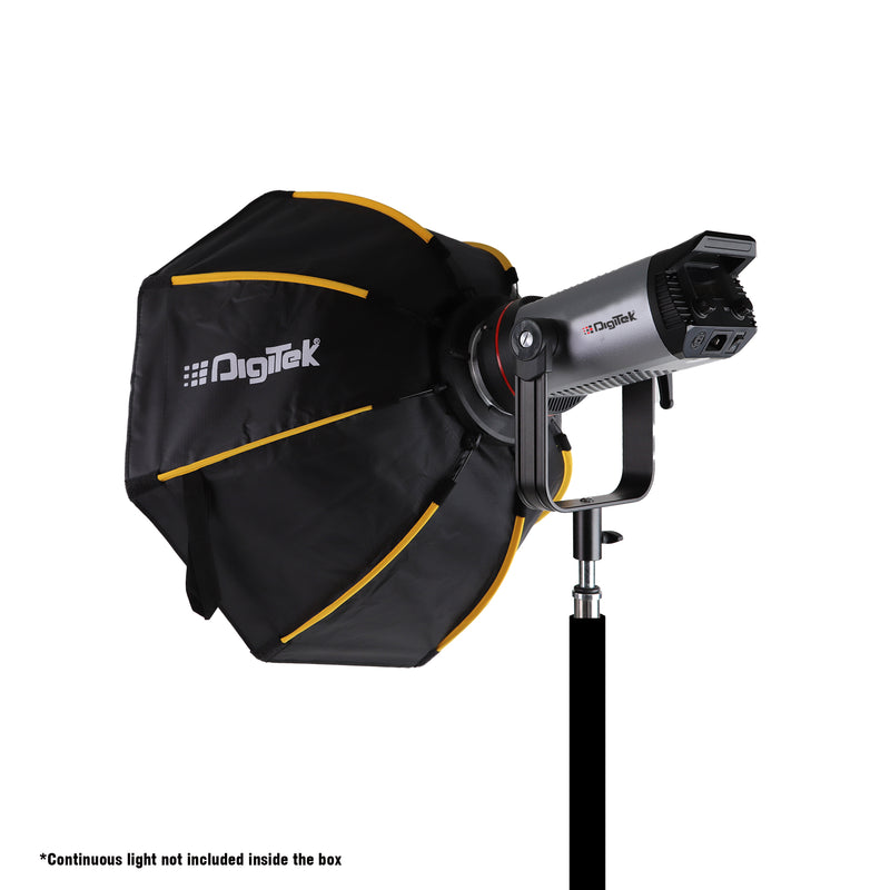 Digitek DSB-65 Bowens Octagon Softbox | 65cm, 2 Diffusers & Silver