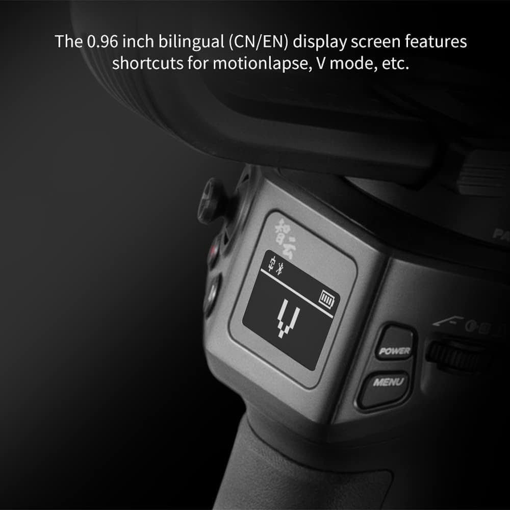 ZHIYUN Weebill 3S 3-Axis Gimbal Stabilizer for DSLR and Mirrorless Camera Compatible with Sony Nikon Canon Panasonic Lumix Extendable Sling Grip Integrated Fill Light Pd Fast Charge-Multicolor