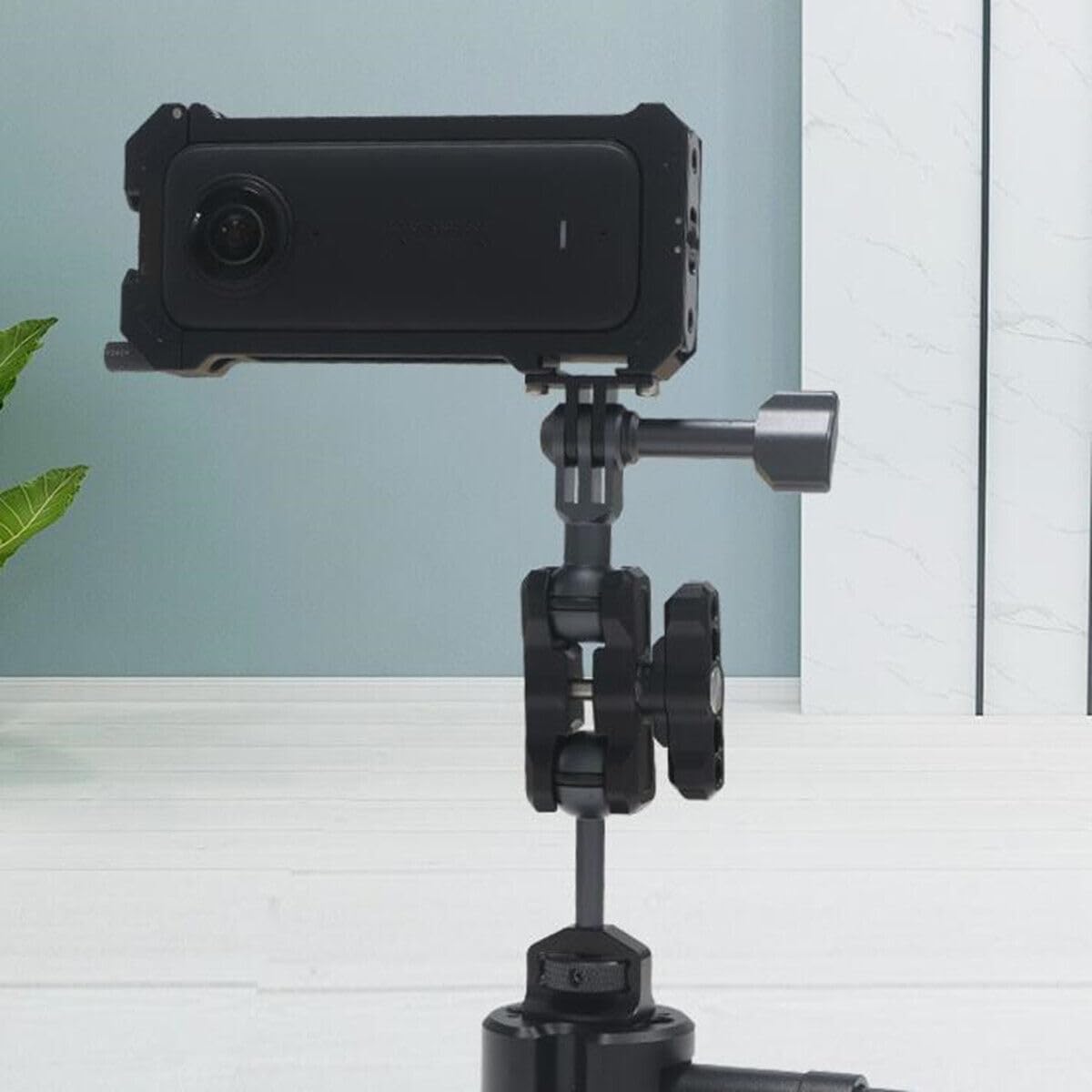 Digitek Cam Cage for Insta X3 Camera Aluminum Form-Fitted Cage with Quick Tripod Mounting