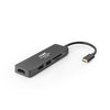 Digitek (DUH 005)USB Hub 5 in 1, 3 USB Port 2.0 & 2 TF & SD Slots Data Transfer Upto 480Mbps Compatible for MacBook, DELL, Computers & Other laptops, Black