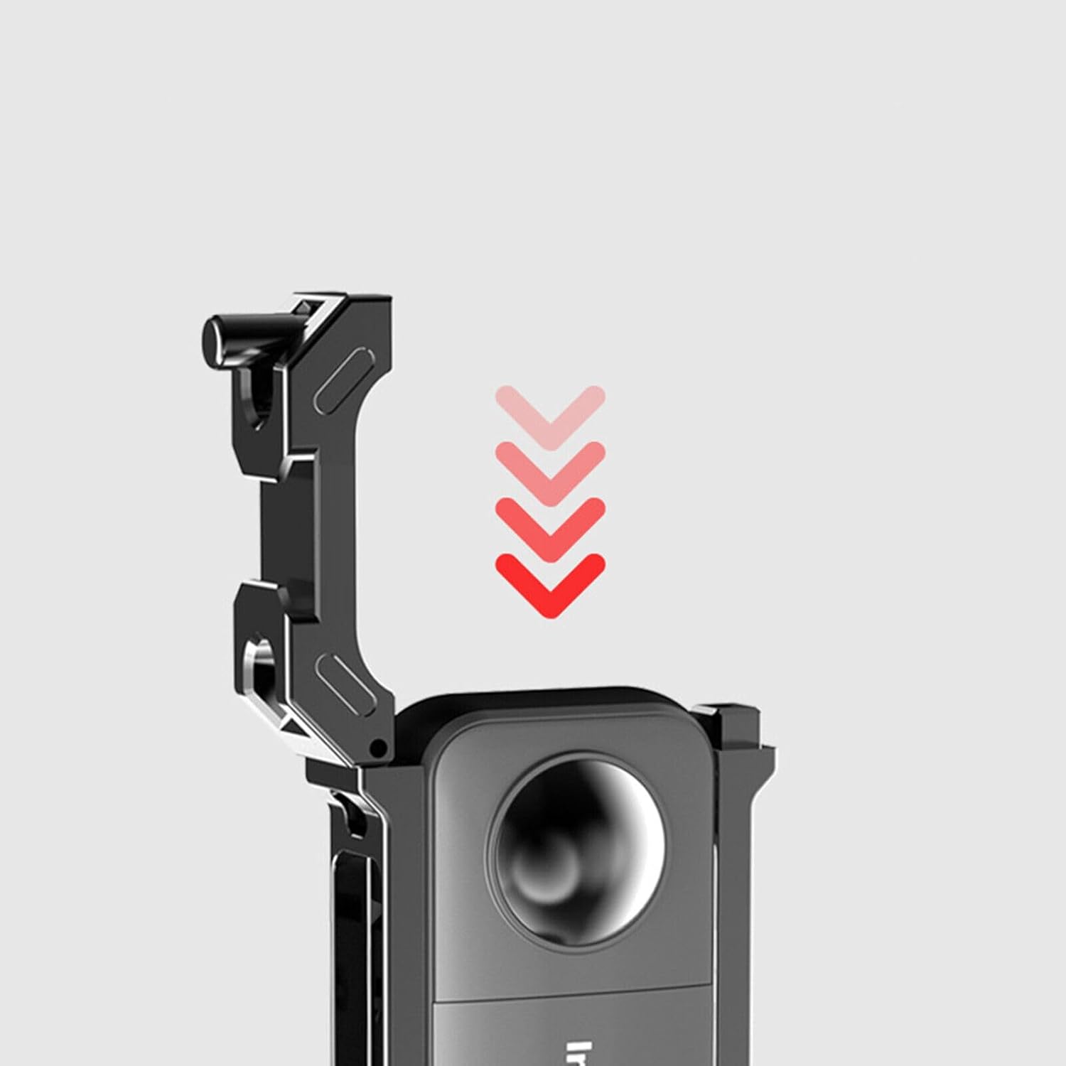 Digitek Cam Cage for Insta X3 Camera Aluminum Form-Fitted Cage with Quick Tripod Mounting