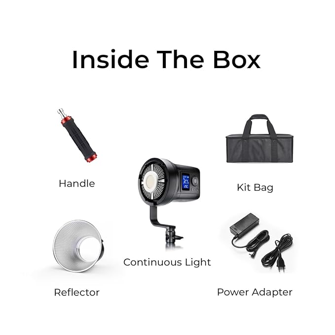 Digitek DCL-100WBC DC Combo Bi Color Continuous AC/DC LED Light DCL-lOOWBC DC Combo with 18 CM Reflector