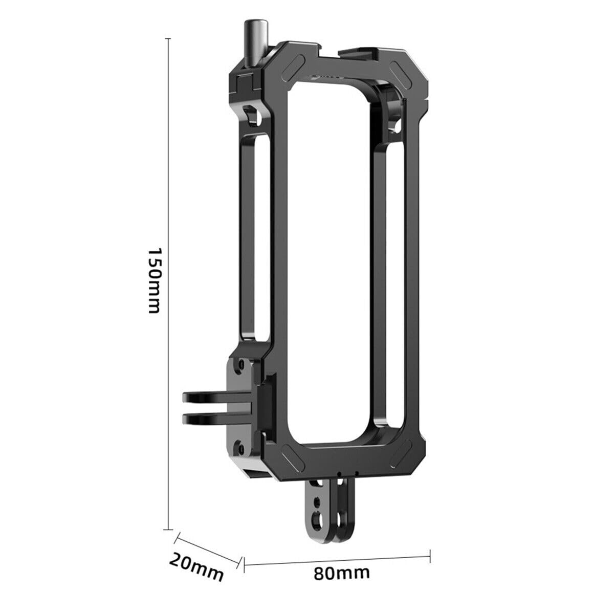 Digitek Cam Cage for Insta X3 Camera Aluminum Form-Fitted Cage with Quick Tripod Mounting