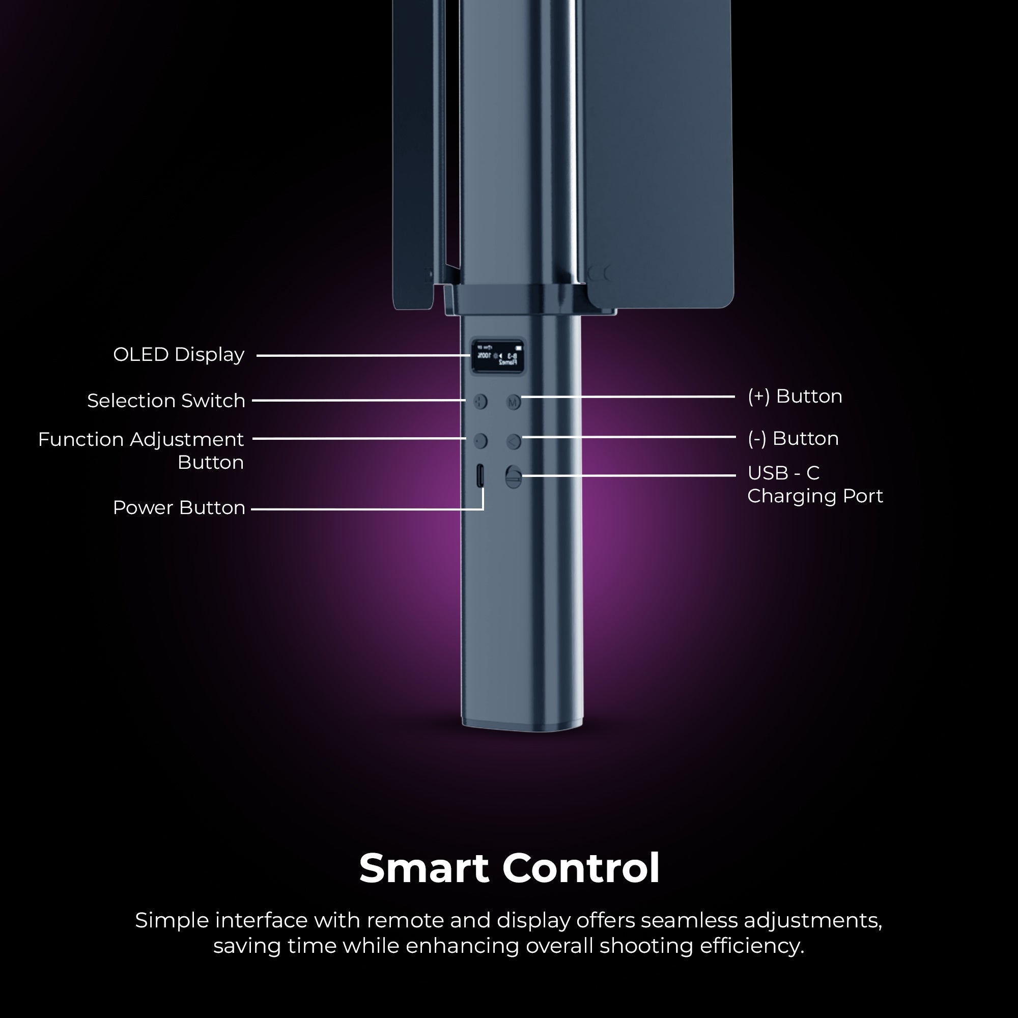 Digitek (DSL 27W RGB) Portable 27W Handheld RGB LED Light Wand