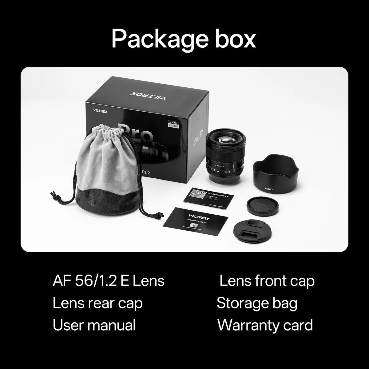 Viltrox AF 56mm F1.2 Pro APS-C Lens for Sony E-Mount