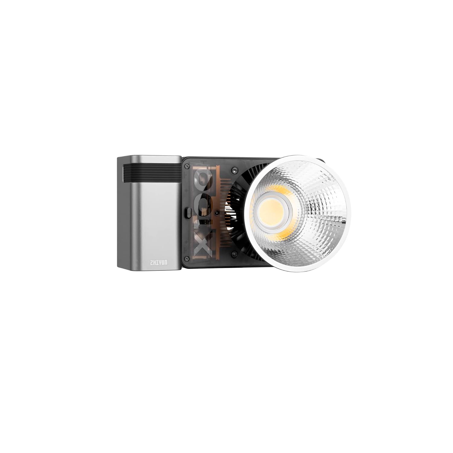 ZHIYUN MOLUS X100 Bi-Color 100W COB Video Light, 385g LED Pocket Light 17317Lux 2700K-6500K CRI 95+/TLCI 97+ with Bluetooth App Control AC/DC Power Supply