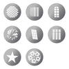 Digitek (DGS 002) Stainless Steel GOBO Pattern Kit with 8 Creative Pattern Effect for Optical Snoot