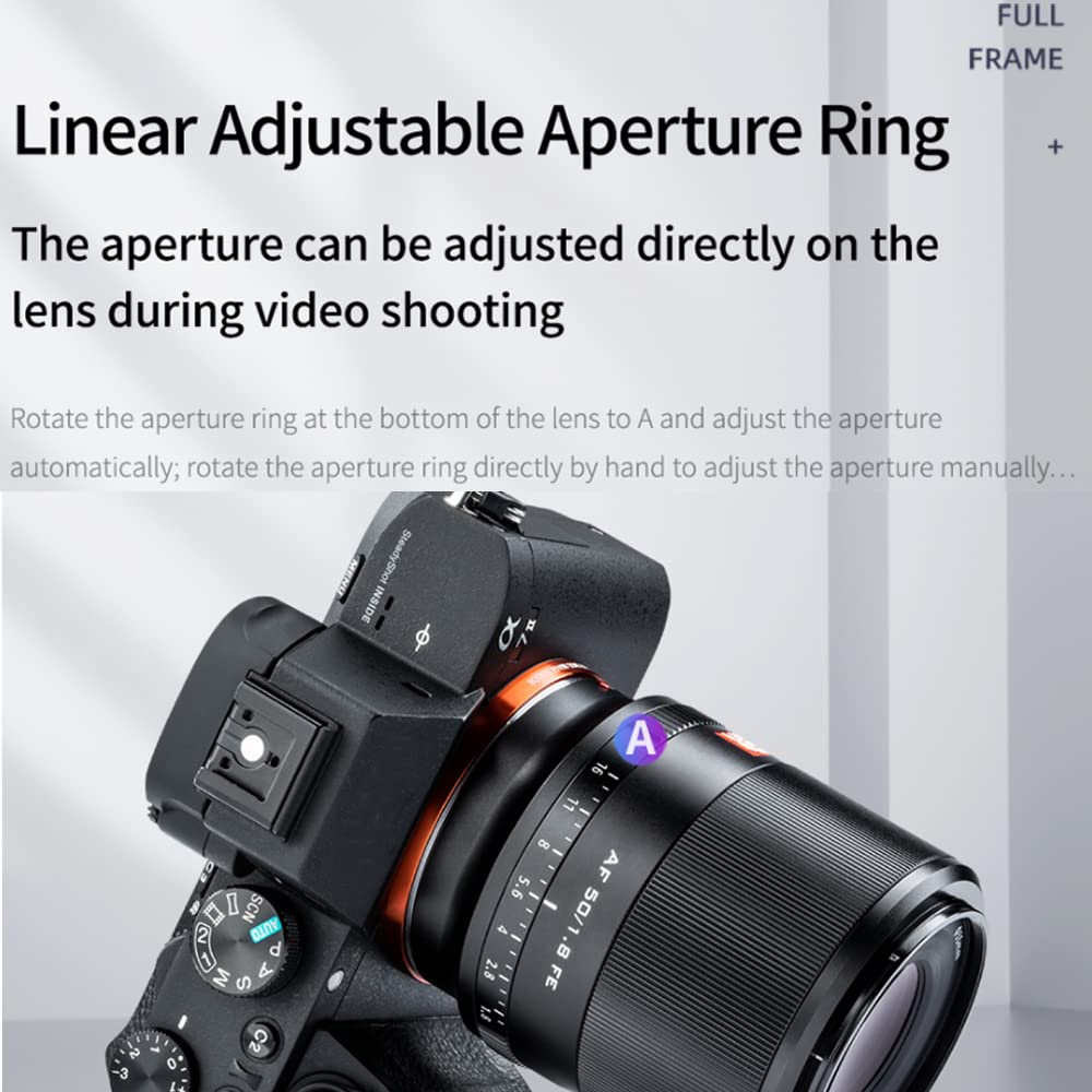 VILTROX 35mm f/1.8 F1.8 STM Auto Focus Full Frame Large Aperture Lens for Sony E-Mount Cameras A7II A7III A7RIII A7SIII A7II A7RIV A9 A6600 A6500 A6400 A6300 A6100 A6000 A5100 A7III A7RIII