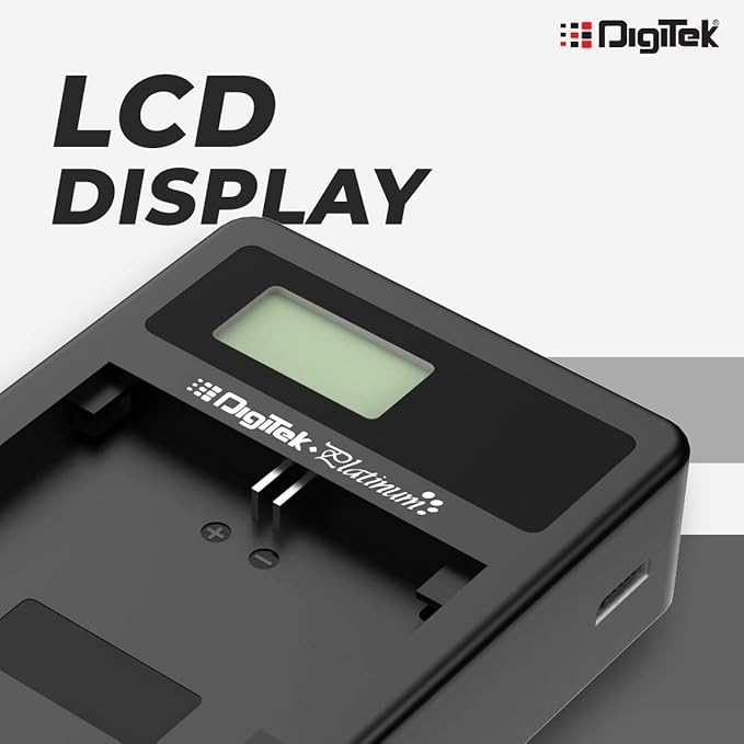 Digitek (DPUC 012S (LCD MU) ENEL15 for ENEL15) Platinum Charger DPUC 012S (LCD MU) ENEL15 for ENEL15 Battery
