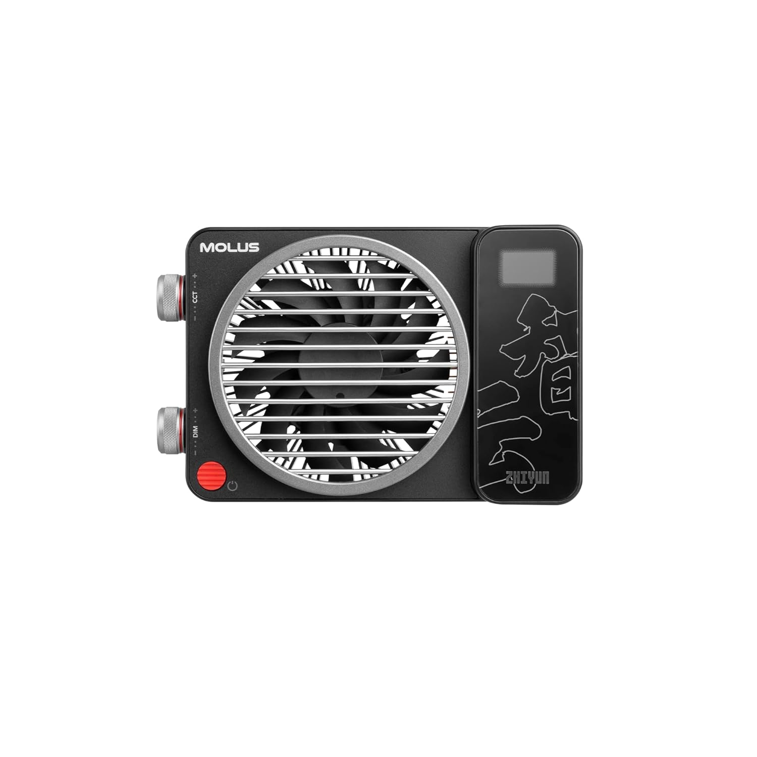 ZHIYUN MOLUS X100 Bi-Color 100W COB Video Light, 385g LED Pocket Light 17317Lux 2700K-6500K CRI 95+/TLCI 97+ with Bluetooth App Control AC/DC Power Supply