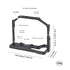 Digitek Cam Cage for (P) S5II/S52 Camera Aluminum Form-Fitted Cage with Quick Tripod Mounting
