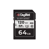 Digitek (DUHS-I 64GB SD C10 SILVER) Ultra HD 64GB SDXC UHS-I C10 Memory Card, 4K UHD, 120MB/s Read, 80MB/s Write, U1, Silver Series Camera Card