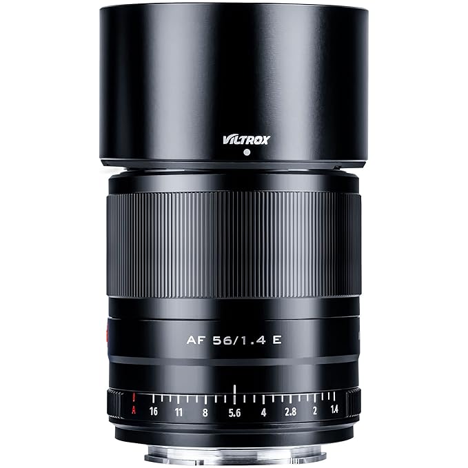 VILTROX 56mm F1.4 f/1.4 Autofocus E Lens for Sony E Mount a6300 a6400 a6500 a6600 a7 a7S a7c a7Ⅱ a7RⅡ a7SⅢ a7Ⅲ a7RⅢ a7RⅣ