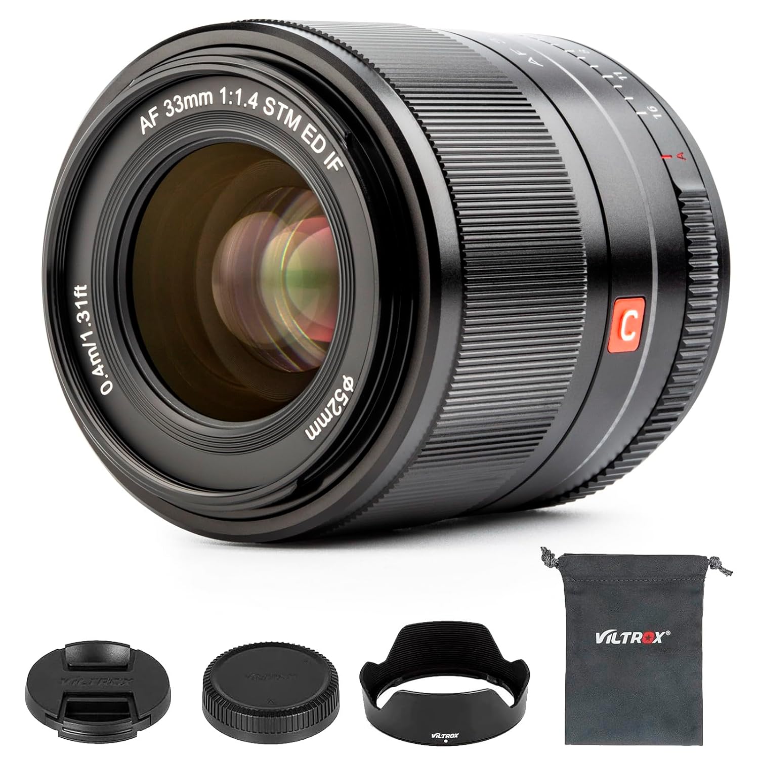 Buy Digitek Viltrox 33mm f/1.4 Lens Filter Kit for Fuji X-Mount Online
