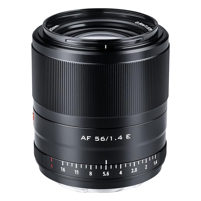 VILTROX 56mm F1.4 f/1.4 Autofocus E Lens for Sony E Mount a6300 a6400 a6500 a6600 a7 a7S a7c a7Ⅱ a7RⅡ a7SⅢ a7Ⅲ a7RⅢ a7RⅣ