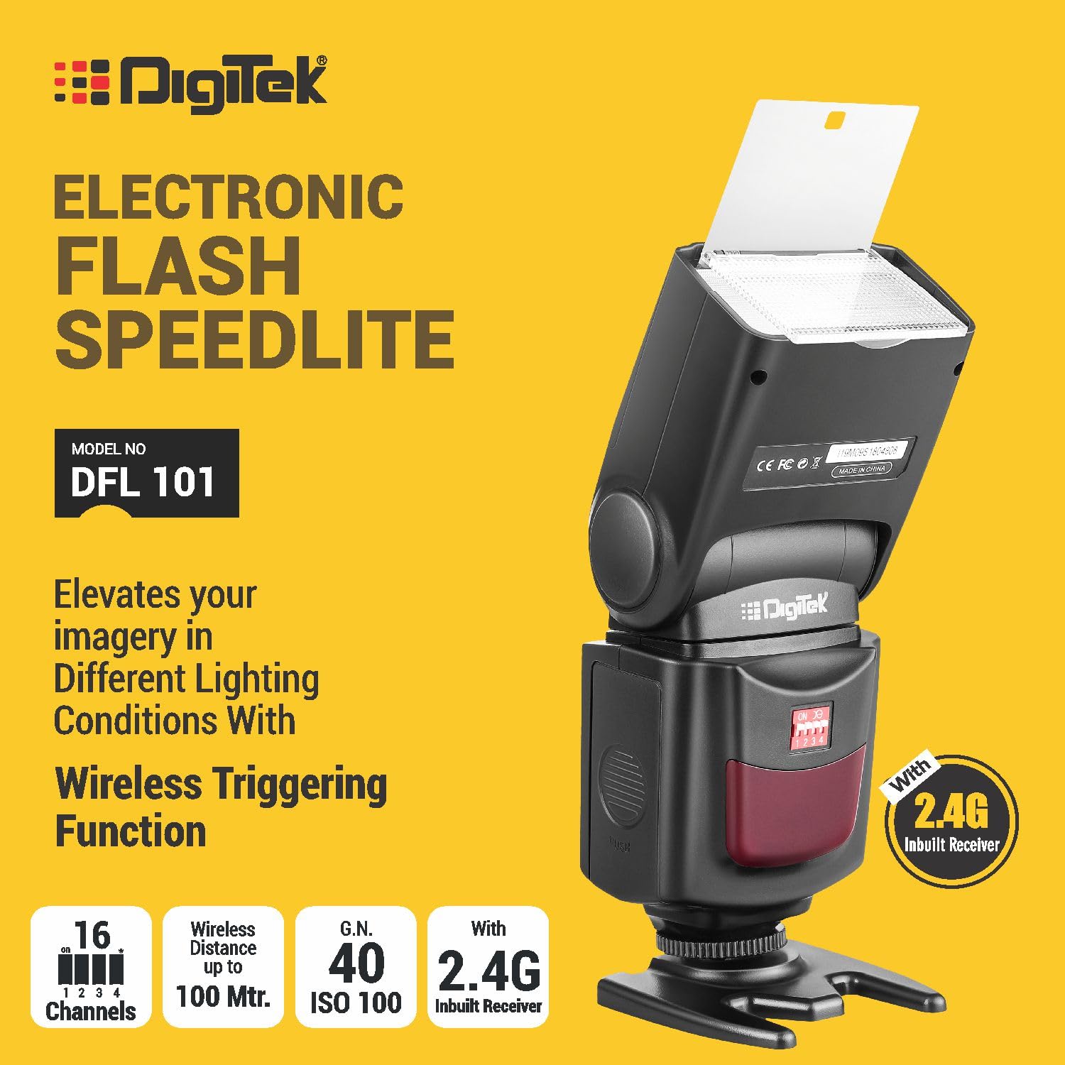 Digitek (DFL-101) Electronic Flash Speedlite