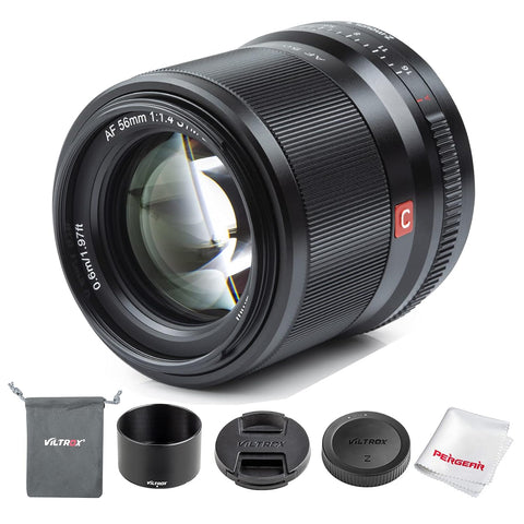 Viltrox 56mm F1.4 Autofocus Lens, Compatible with APS-C Nikon Z-Mount Mirrorless Camera Z fc Z50 Z5 Z6 Z6 II Z7 Z7 II (Black)