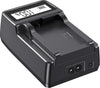 Digitek (DUC 021 ENEL15) High-Speed Li-ion Battery Charger for ENEL 15, Compatible with Canon, Nikon, Olympus, Panasonic, Fujifilm, and More, AC Input 110-240V, USB Output, LCD Charging Display