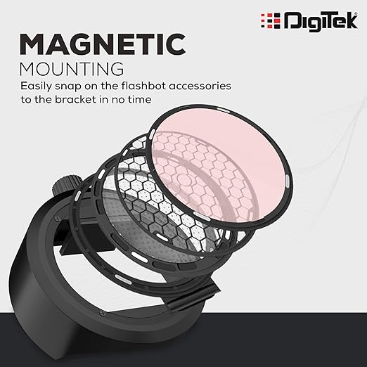 Digitek (DSR 001) Adapter for Round Head Speedlite Accessory.