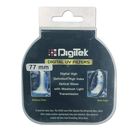 Digitek UV-Protection Lens Filter (Filter with Slim Frame for DSLR Camera Lens Protection from UV Rays, Dust & Scratches)