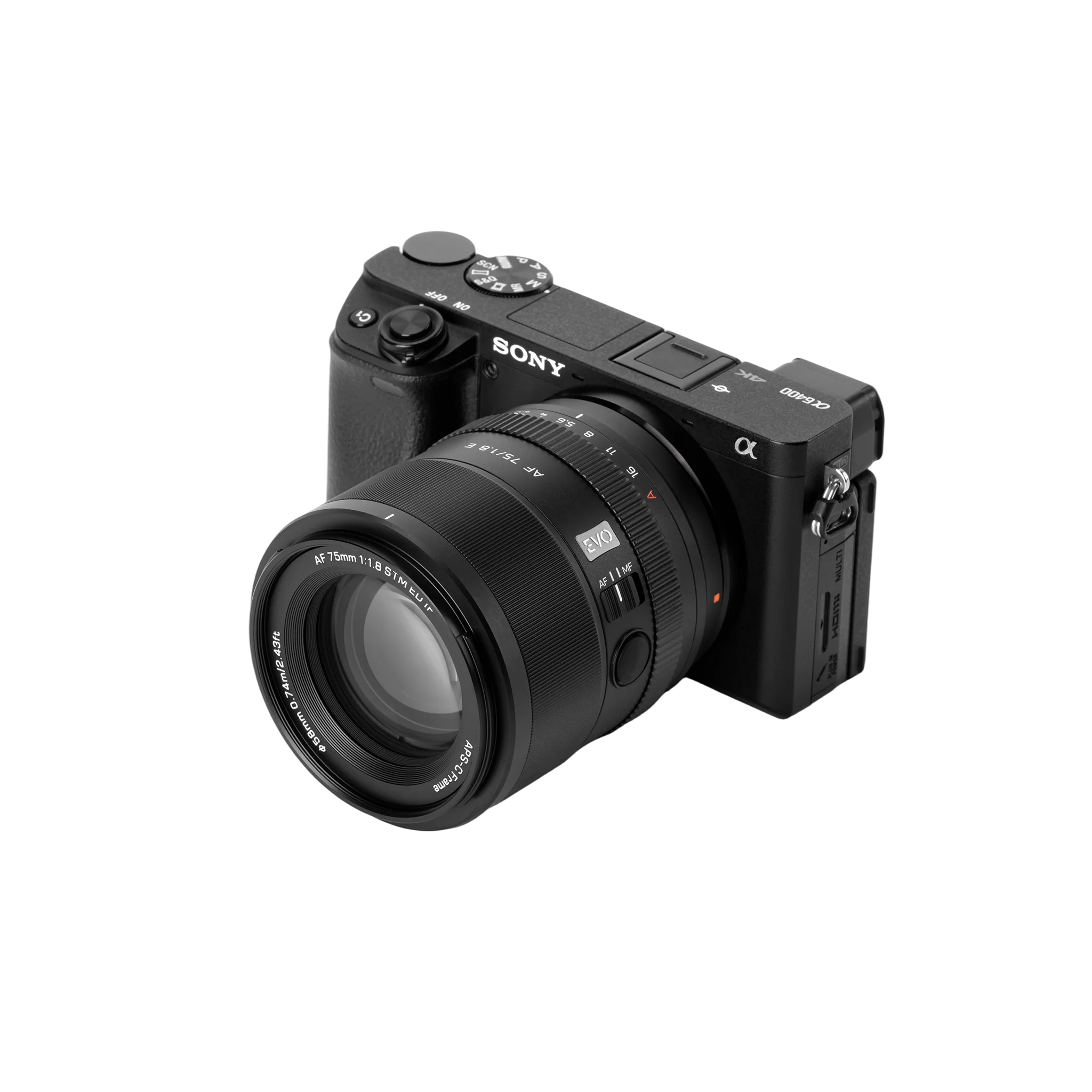 Viltrox AF 75mm F1.8 EVO APS-C Prime Lens for Sony E-Mount, STM Autofocus Lens with F1.8 Aperture, 0.74m Close Focus, 58mm Filter Thread, USB-C Firmware Upgrade, Lightweight 325g Design