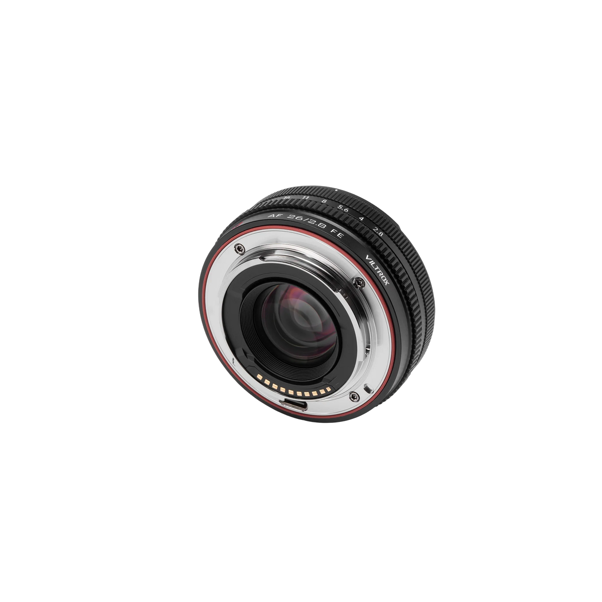 Viltrox AF 26mm F2.8 EVO Full-Frame Prime Lens for Sony E-Mount, Pancake Lens with Dual Control Rings, F2.8 Aperture, 0.2m Minimum Focus Distance, 130g All-Metal Body, USB-C Firmware Port