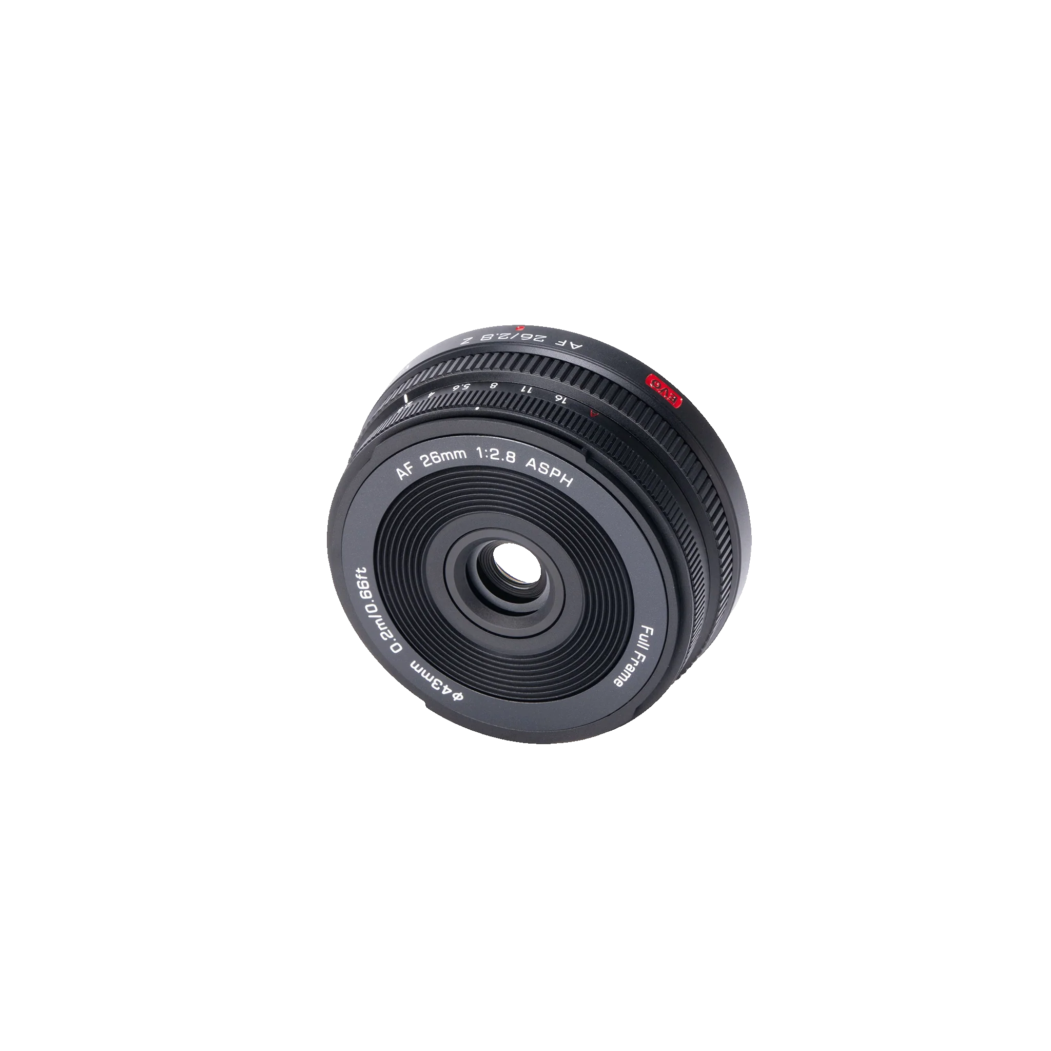 Viltrox AF 26mm F2.8 EVO Full-Frame Prime Lens for Nikon Z-Mount, Pancake Lens with Dual Control Rings, F2.8 Aperture, 0.2m Minimum Focus Distance, 130g All-Metal Body, USB-C Firmware Port