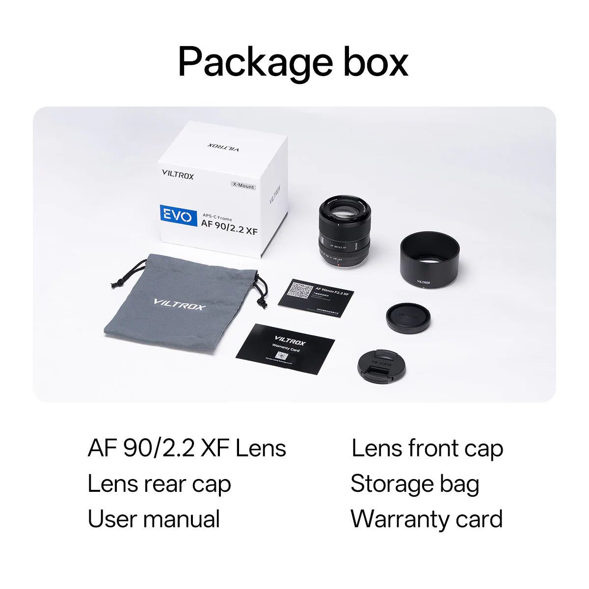Viltrox AF 90mm F2.2 EVO APS-C Lens for Fujifilm X-Mount Cameras, Fast STM Autofocus, Bright F2.2 Aperture, Compact 325g Build, 58mm Filter Thread & USB-C Firmware Updates